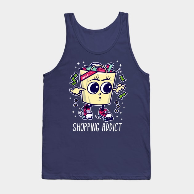 Shopping Addict - Love Shopping Tank Top by propellerhead